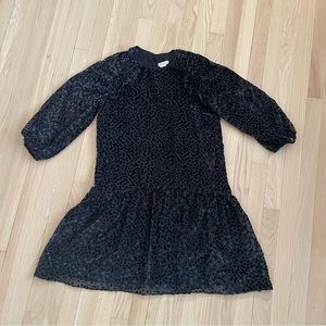 Polka Dot velvet Mini Dress 6